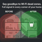 FluxWave X5 5G WiFi-förstärkare för snabb täckning i hemmet i Storbritannien