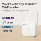 FluxWave X5 5G WiFi-förstärkare för snabb täckning i hemmet i Storbritannien