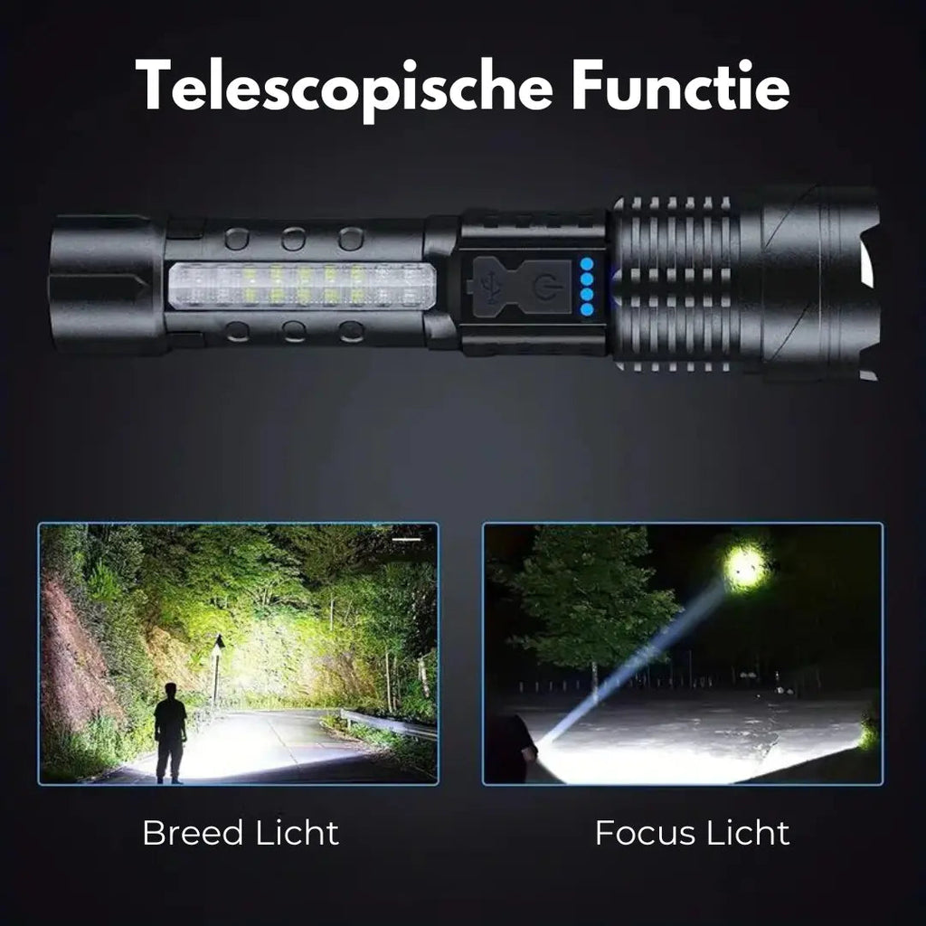 Torcia Militare Ultrafelle da Esterno Powerbeam 5000 Lumen