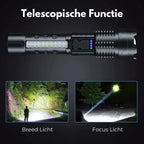 Torcia Militare Ultrafelle da Esterno Powerbeam 5000 Lumen