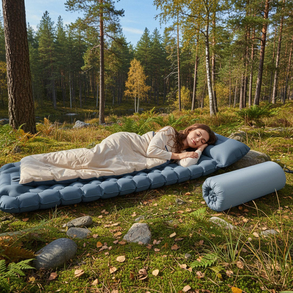 Ultra Lightweight Self-Inflating Camping Mat For Travel Comfort And Compact Size