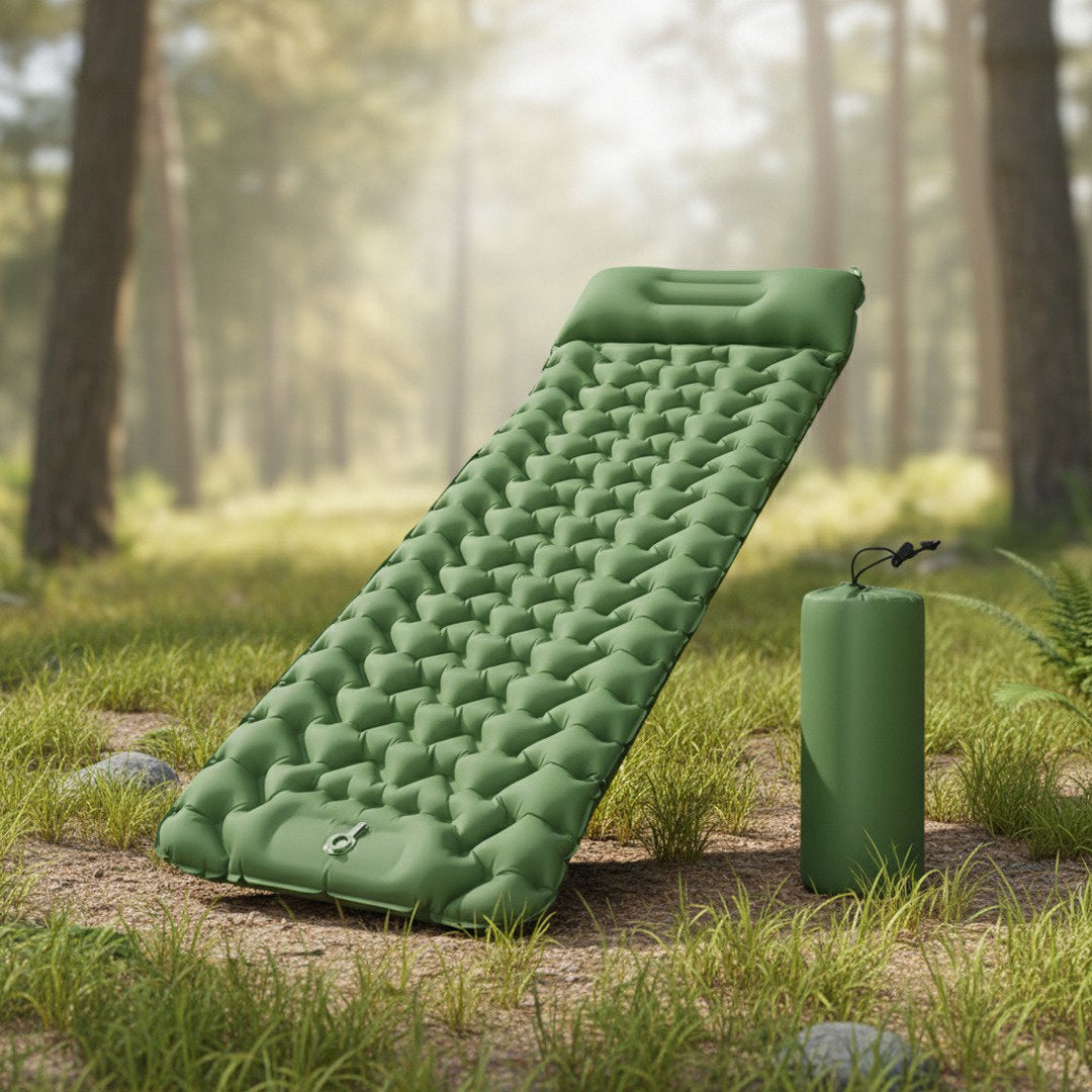 Ultra Lightweight Self-Inflating Camping Mat For Travel Comfort And Compact Size