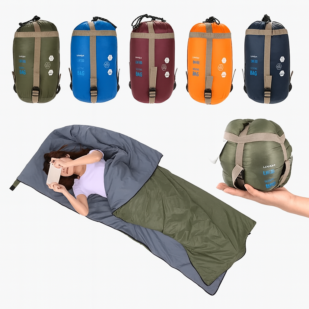 Saco de Dormir Ultraleve para Campismo com Noites Quentes