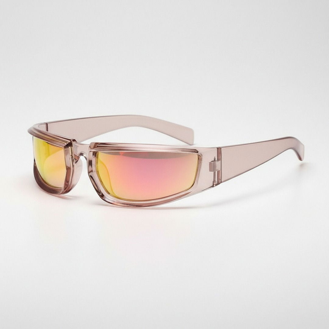 Okulary przeciwsłoneczne unisex w stylu punk z luksusowym kwadratowym designem i ochroną UV400