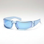 Okulary przeciwsłoneczne unisex w stylu punk z luksusowym kwadratowym designem i ochroną UV400