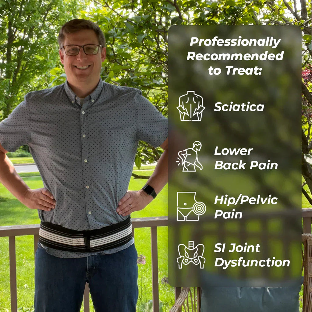 حزام نوفافليكس لعرق النسا مع دعم موجه للظهر والورك