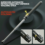 Automatic Self-Defense Walking Stick With Anti-Slip Grip