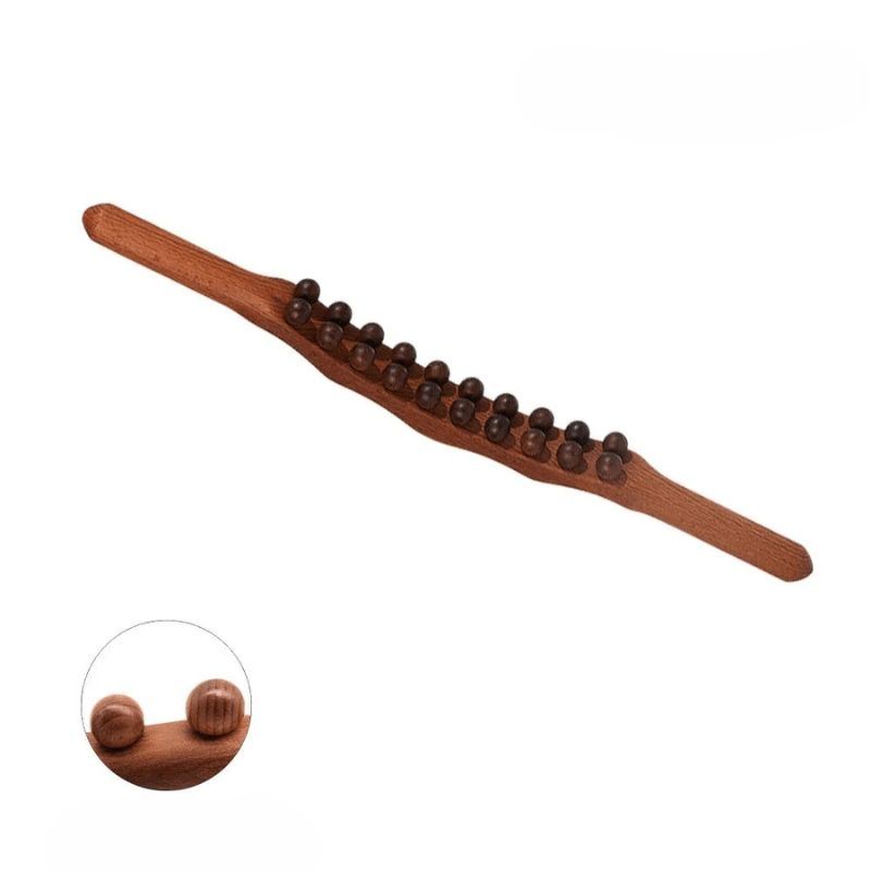 Luxury wooden Gua Sha massage stick | Promotes blood circulation & muscle relaxation
