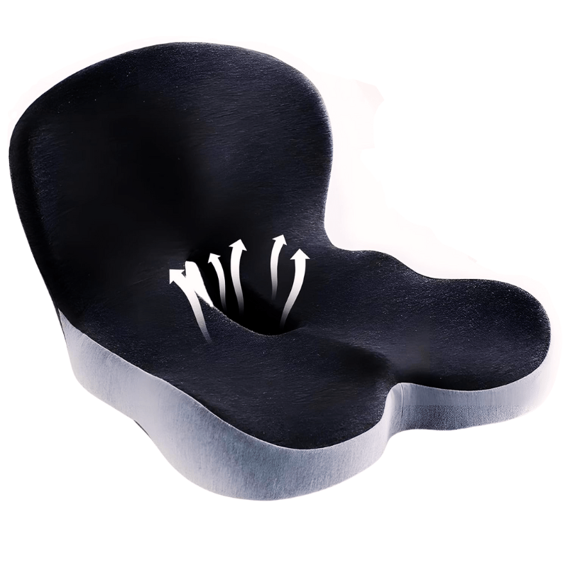 Ergonomic Seat Cushion with Lumbar Support