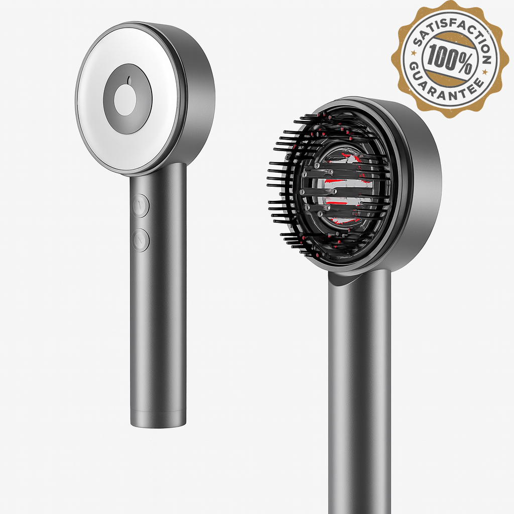 لومورا فرشاة استعادة الشعر الطبيعية 3 في 1 | مدلك فروة الرأس