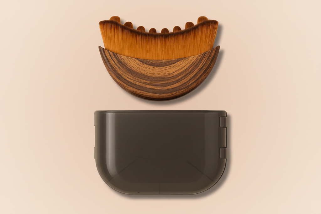 Lymphatic Drainage Face Brush for De-Puffing, Lifting & Facial Contouring