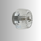 Skjold Nordic Bauhaus Wall Light In Glass Metal Finish