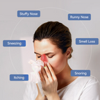 علاج الضوء الأحمر 660 نانومتر من نوز جلو لالتهاب الأنف التحسسي