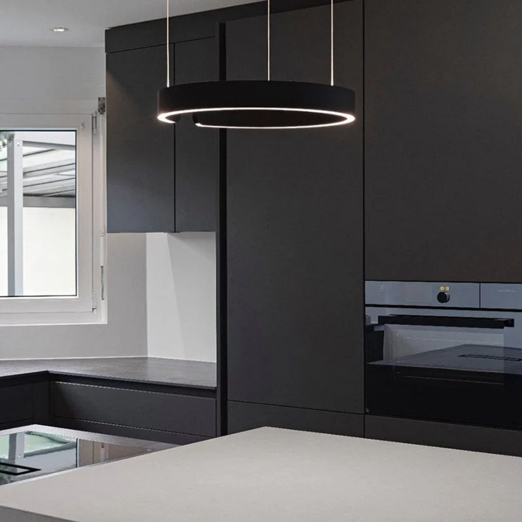 LumaNova Rund LED Pendel Lys Dæmpbar til Spisestue, Stue og Kontor