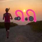 Vega Waterproof Wireless Sport Earbuds – 20 Hours Playtime | Bluetooth 5.0, IPX7 for Swimming & Fitness
