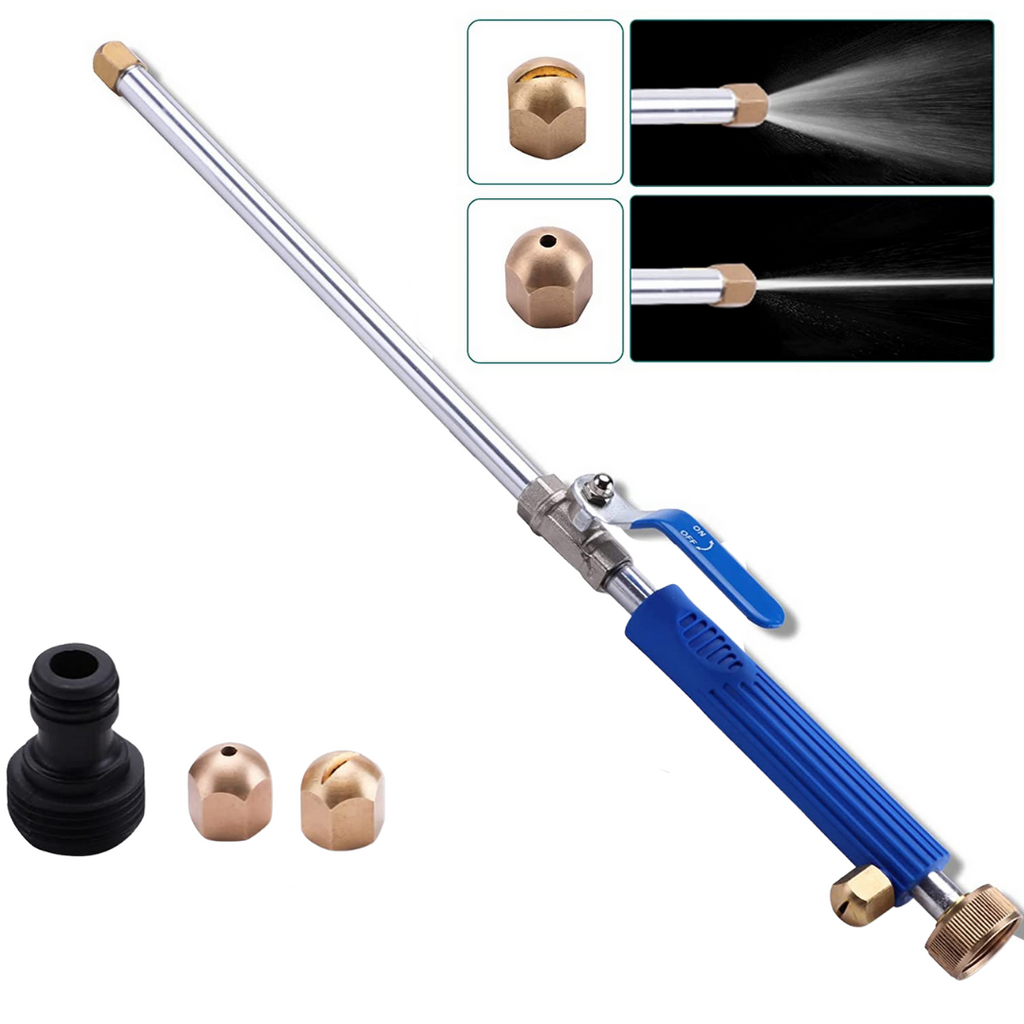 2-in-1 High Pressure Water Hose Cleaner Dual Nozzle Cars