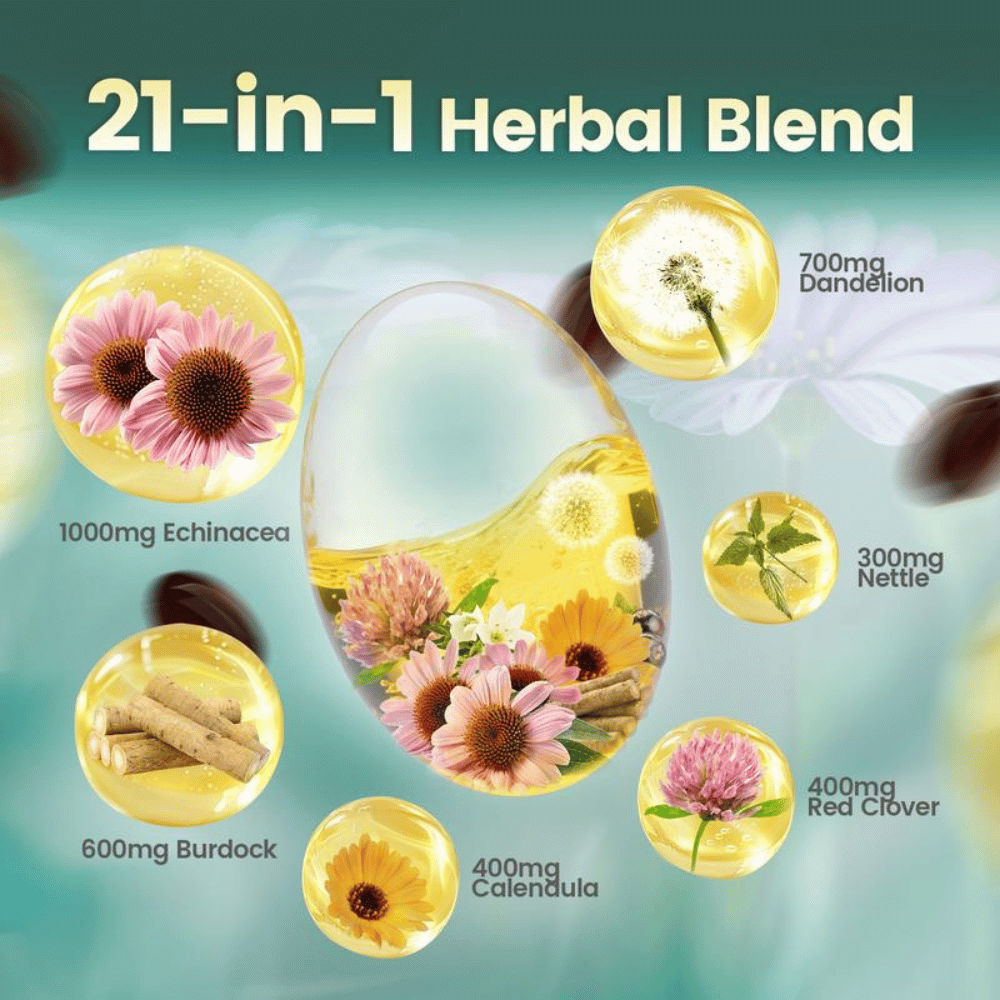 Complexe naturel de drainage lymphatique pour le bien-être quotidien