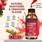 Gouttes liquides de piment de Cayenne pour une circulation saine et le bien-être quotidien