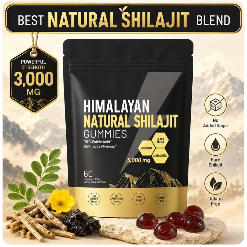 Gumije Himalayene Shilajit pentru Energie, Rezistență și Susținerea Vitalității