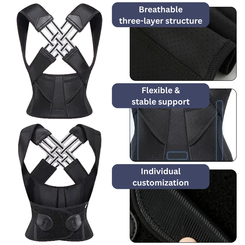 Adjustable Back Support Posture Corrector For Confidence