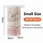 Vacuum Compression Bags without Pump for Space-Saving Storage