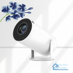 جهاز عرض ذكي | حوّل أي مساحة إلى سينما منزلية | جهاز عرض ذكي صغير محمول مع تطبيقات بث مدمجة