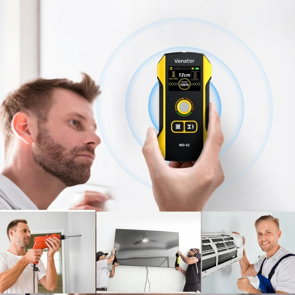 Advanced Wall Scanner for Stud, Metal & Live Wire Detection