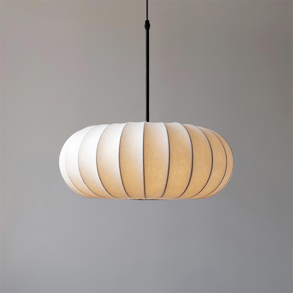Kisara Wabi Sabi Pendelleuchte für rustikale Räume mit Holz