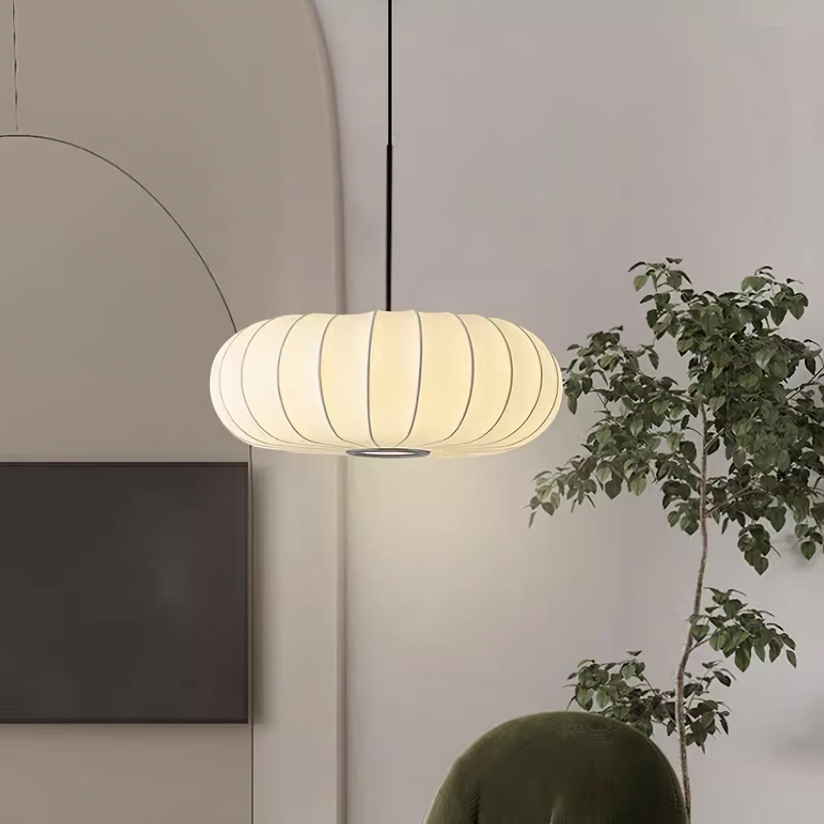 Kisara Wabi Sabi Pendelleuchte für rustikale Räume mit Holz