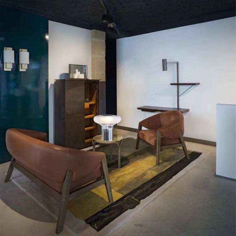 Modern üvegasztali lámpa króm talppal - StudioAura Hangulat