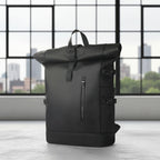 Sac à dos rolltop polyvalent avec design étanche et bretelles ergonomiques
