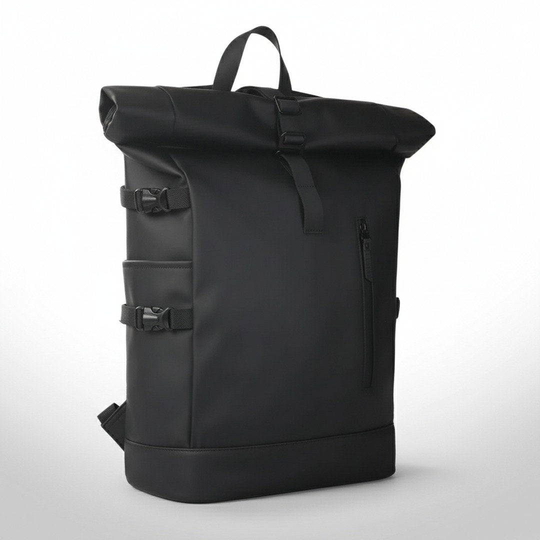 Sac à dos rolltop polyvalent avec design étanche et bretelles ergonomiques