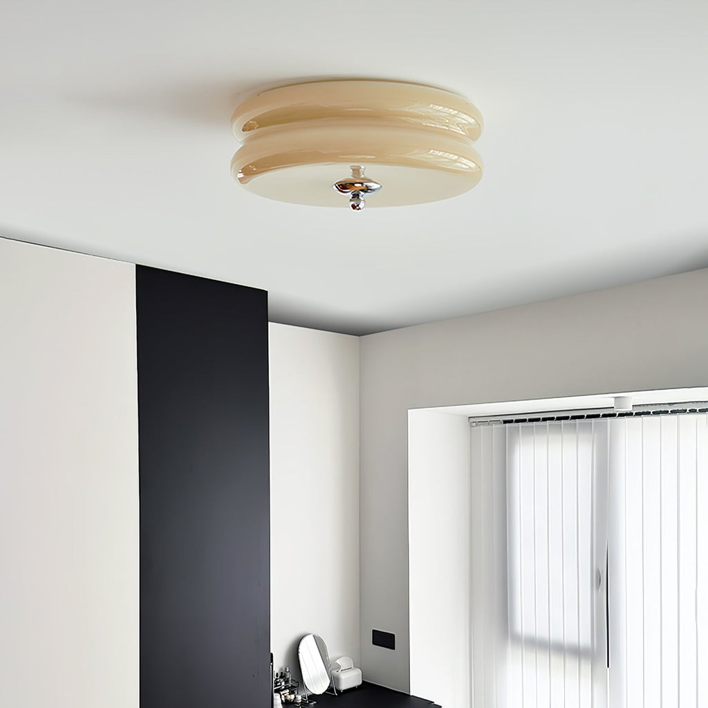 Valeron LED Ceiling Light Fixture Vintage Art Deco Style