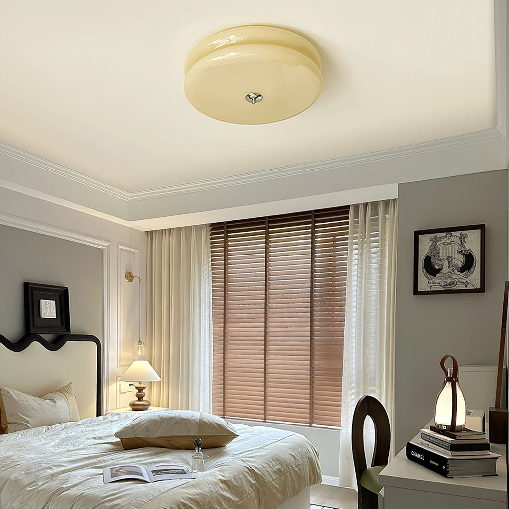Valeron LED Ceiling Light Fixture Vintage Art Deco Style