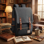 Vintage Oxford Women's Backpack With Water-Repellent Fabric For Travel And Study