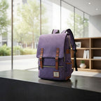 Vintage Oxford Women's Backpack With Water-Repellent Fabric For Travel And Study