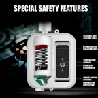 Novara bærbar tankløs elektrisk vannvarmer 3500W med temperaturkontrollknapp | Petprovac