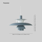 Liora Morandi Modern LED Hanging Lamp With Shade Stylish