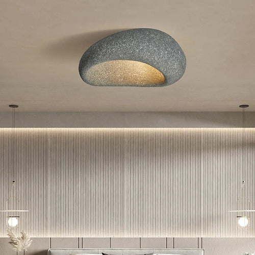 WabiSabiGlow Handcrafted Ceiling Light In Wabi-Sabi Style | petprovac