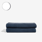 SereneBamboo Bløde Vaffel Spa Håndklæder 2-Pak Øko-venlige