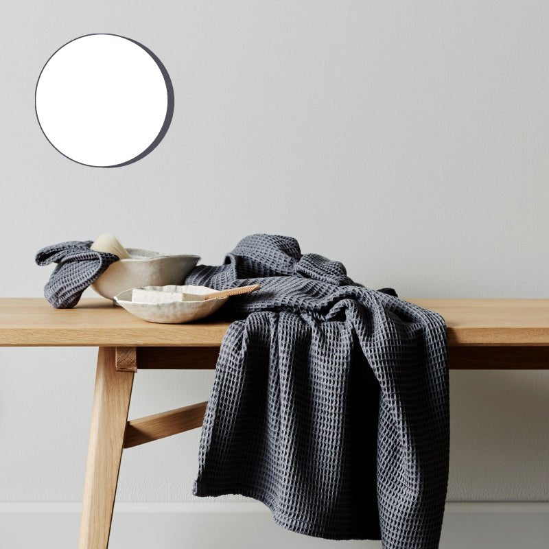 SereneBamboo Bløde Vaffel Spa Håndklæder 2-Pak Øko-venlige