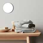 SereneBamboo Bløde Vaffel Spa Håndklæder 2-Pak Øko-venlige