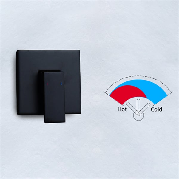 Aureli | Falra szerelhető egyszelepes fürdőszobai mosdócsaptelep | Petprovac