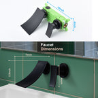 Sleek Single Lever Wall Mounted Waterfall Faucet for Bathroom Sink | Petprovac