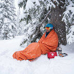 Sacco a pelo invernale con protezione termica e tessuto traspirante per comfort e sicurezza