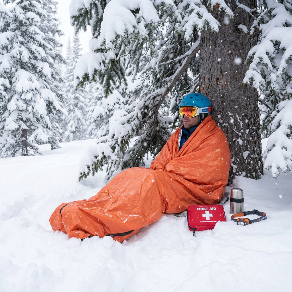 Sacco a pelo invernale con protezione termica e tessuto traspirante per comfort e sicurezza