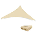 Wasserdichtes Dreieck-Sonnensegel 300D Polyester für Terrasse und Balkon - 98% UV-Schutz 8