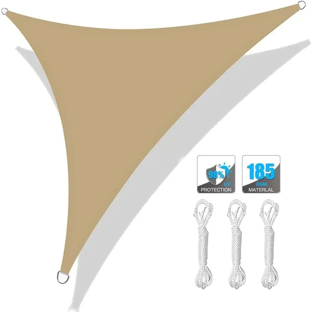 UV-protective sunshade sail for terrace, yard & garden