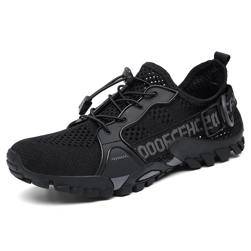 Trail-Ready Hiking Shoes With Breathable Cushioned Support And Water-Resistant Upper