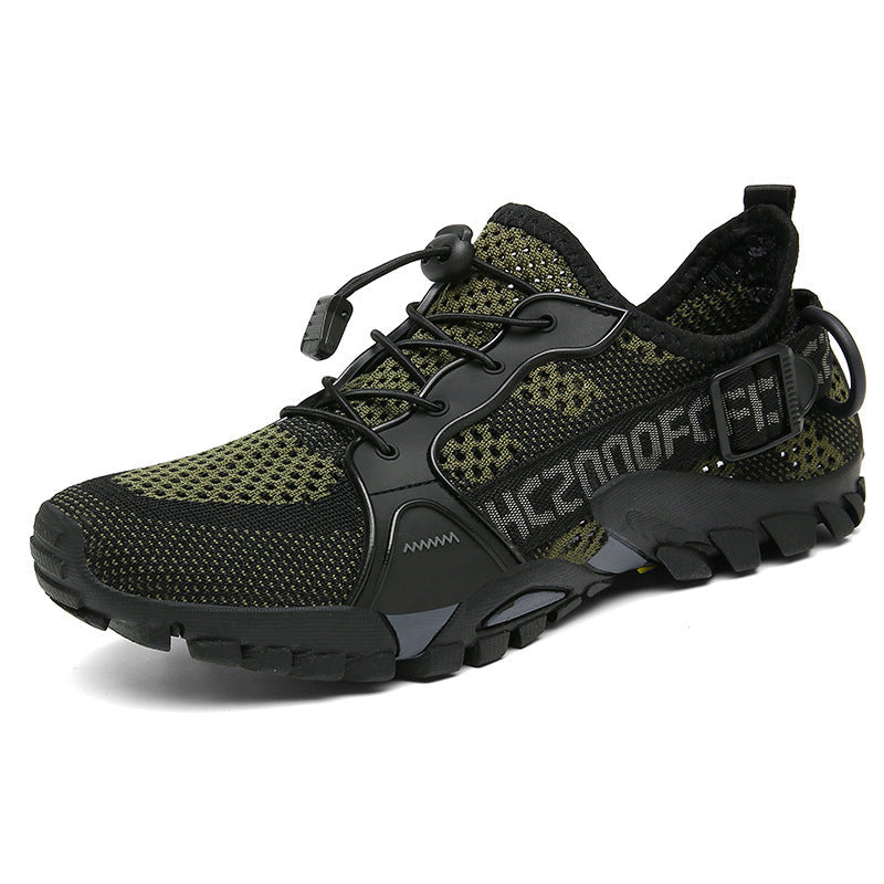 Trail-Ready Hiking Shoes With Breathable Cushioned Support And Water-Resistant Upper